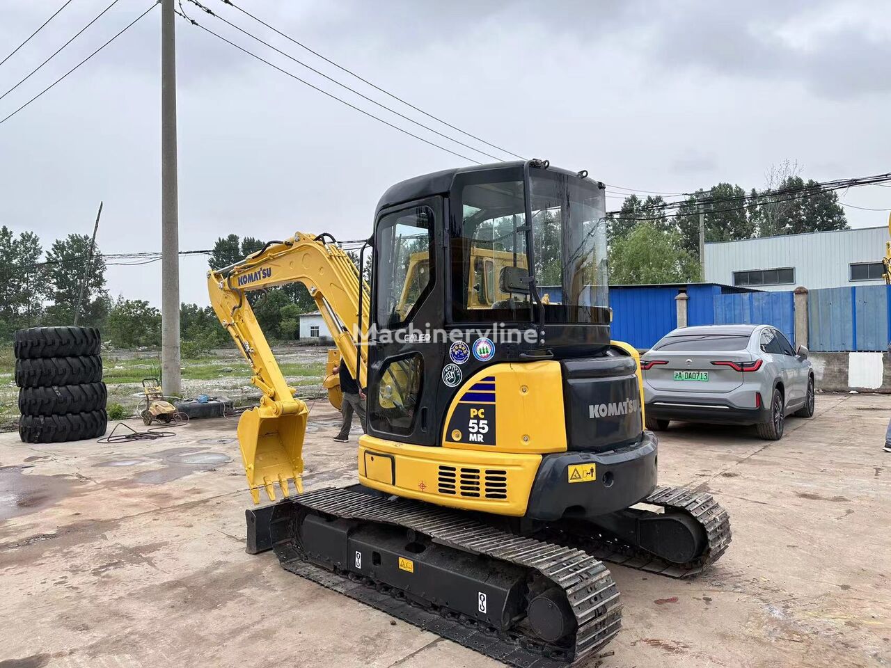 Komatsu PC55MR mini excavator