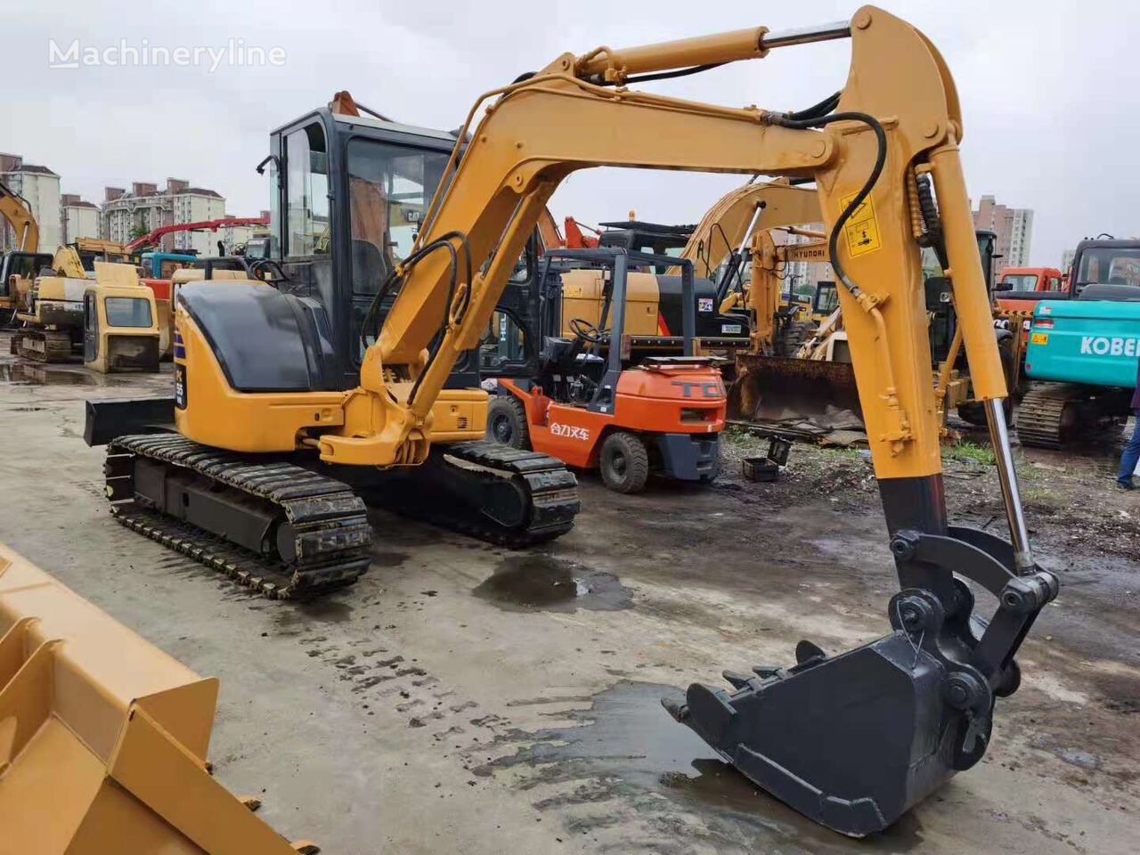 Komatsu PC55MR mini bager