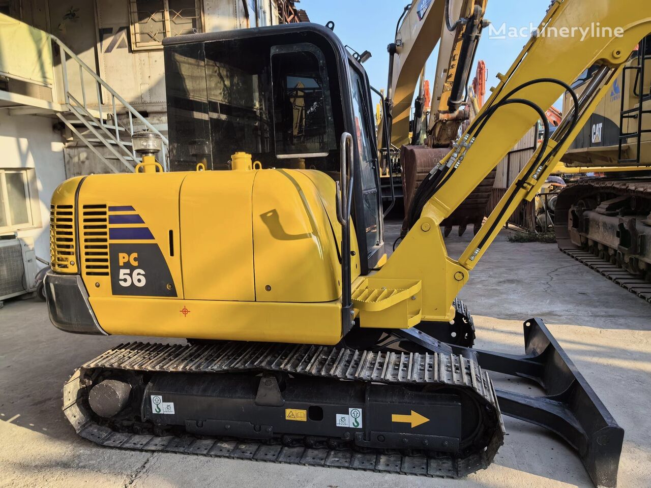 Komatsu PC56 mini excavator