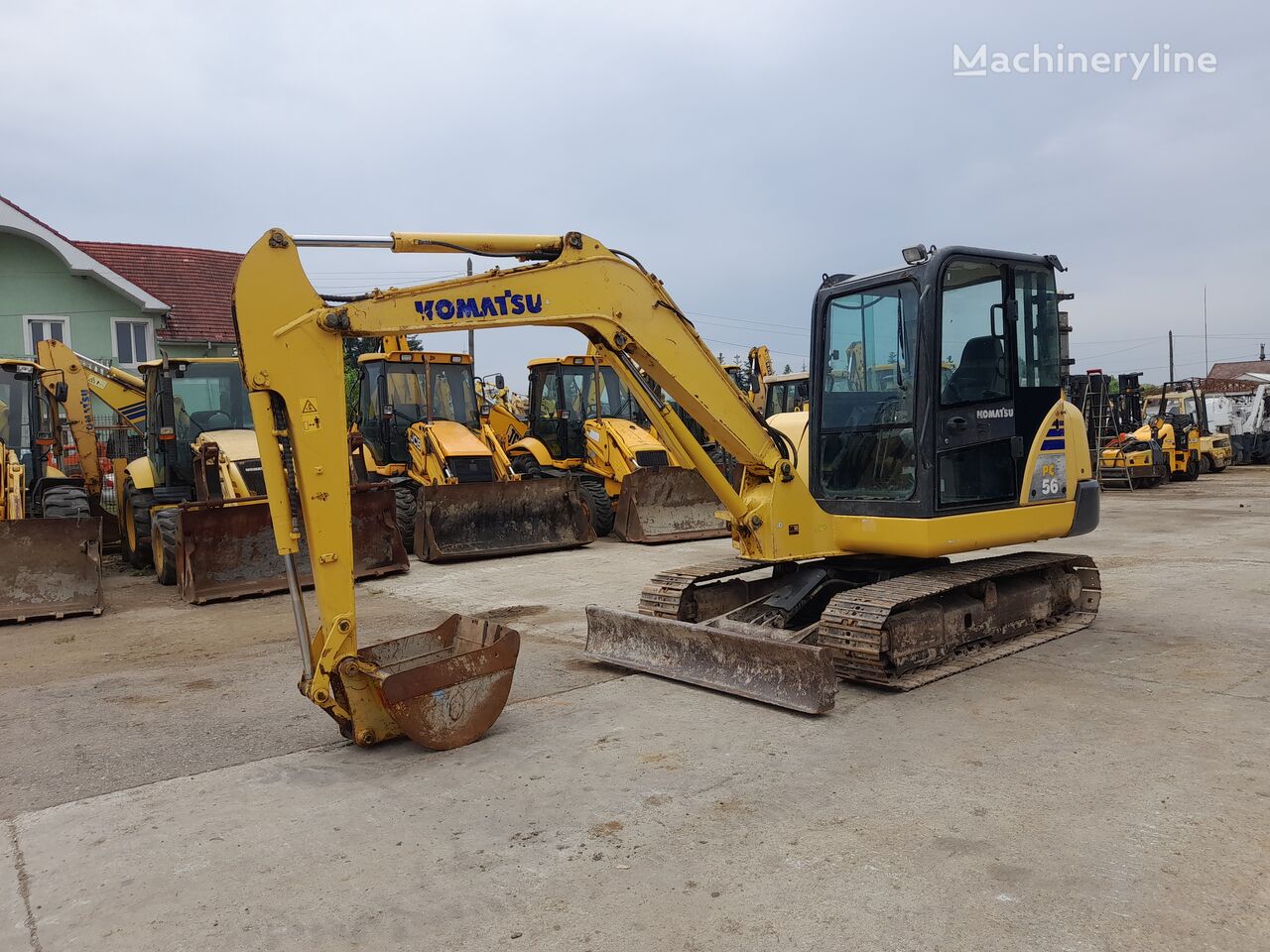 Komatsu PC56-7 mini excavator