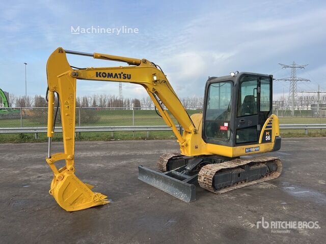 Miniekskavaator Komatsu PC56-7 - Machineryline