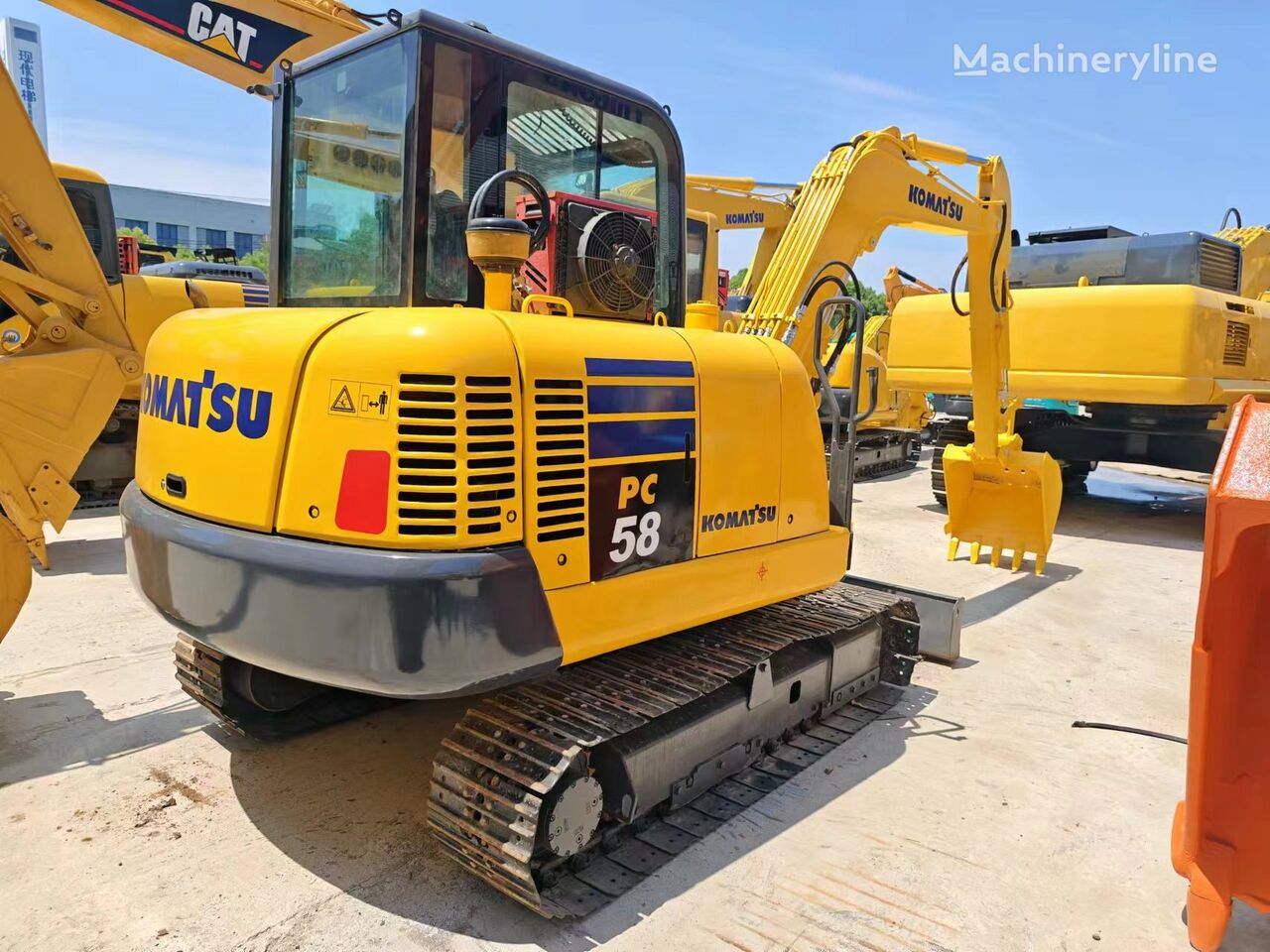 Komatsu PC58 miniexcavadora