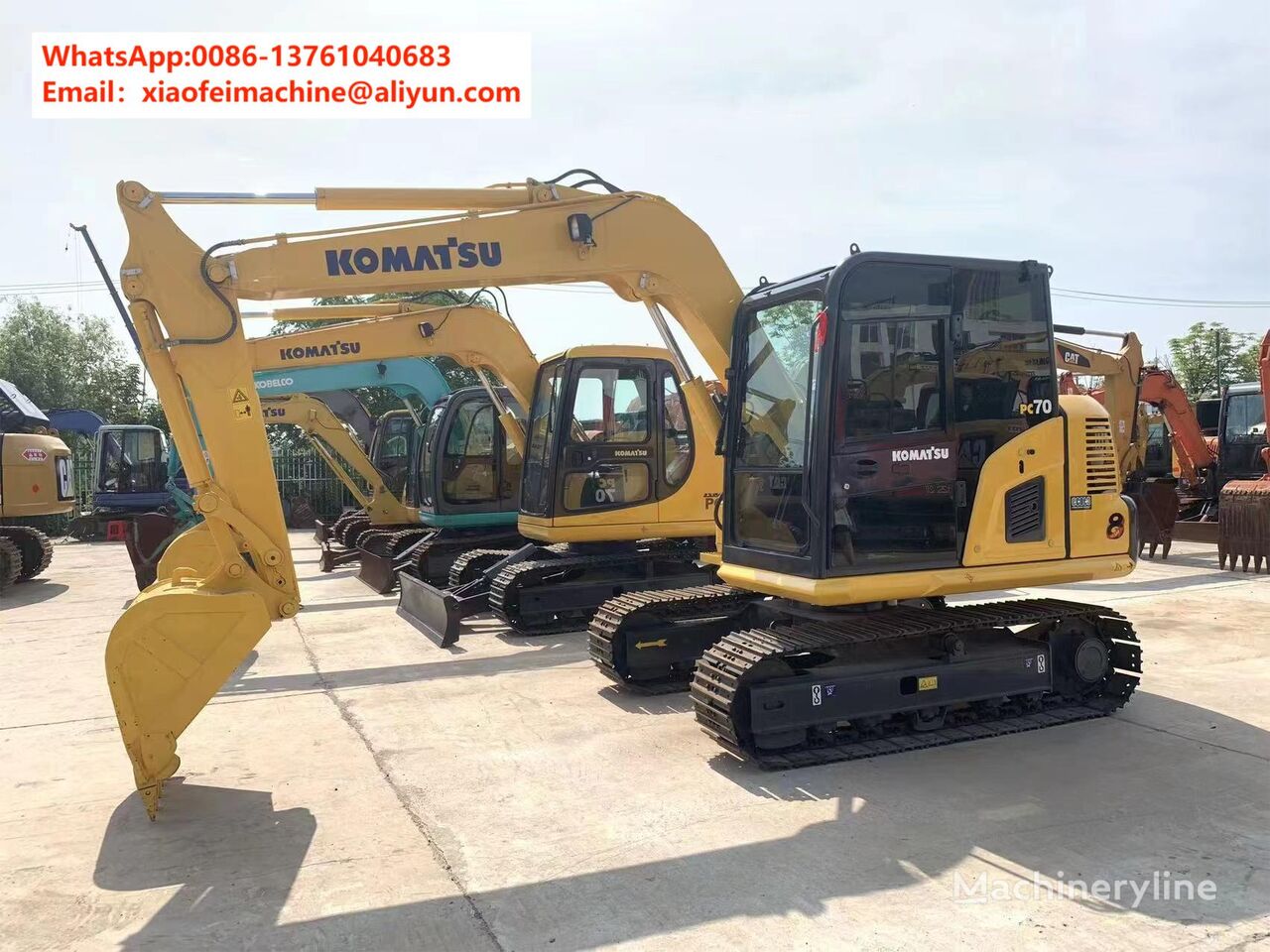 Komatsu PC70 mini bager