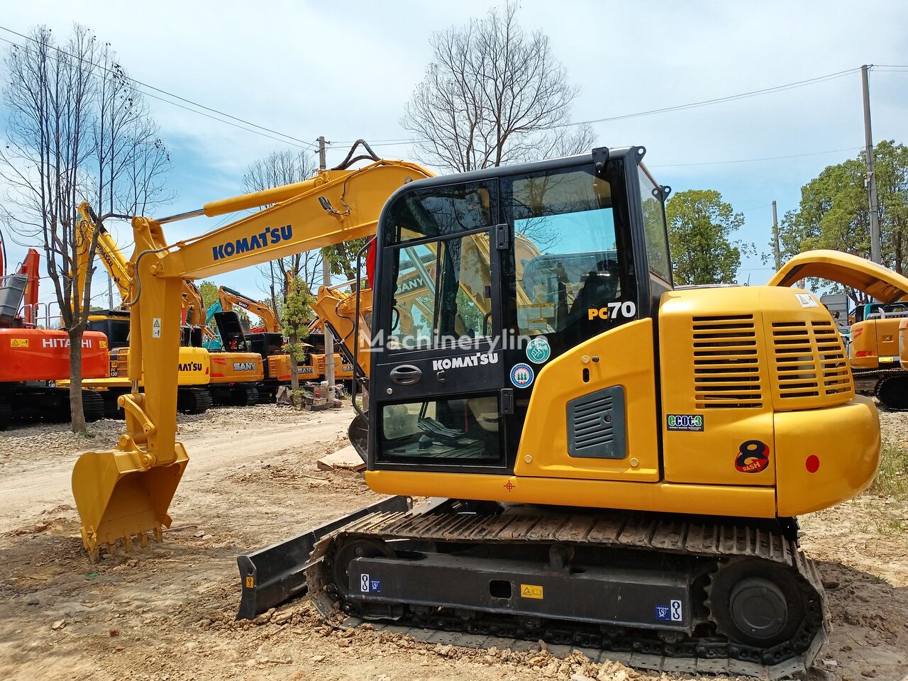 Komatsu PC70 mini excavator