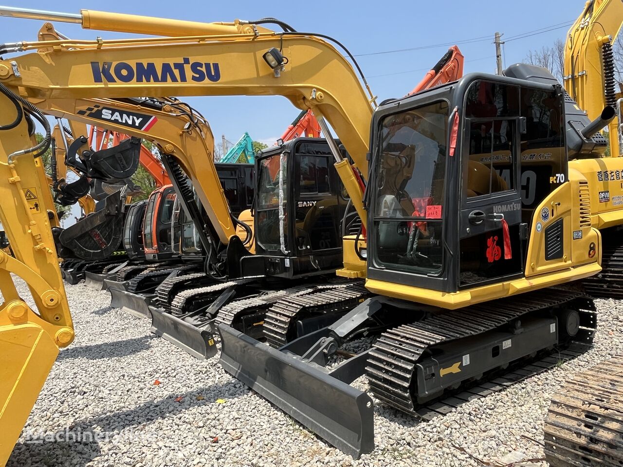 Komatsu PC70 mini excavator