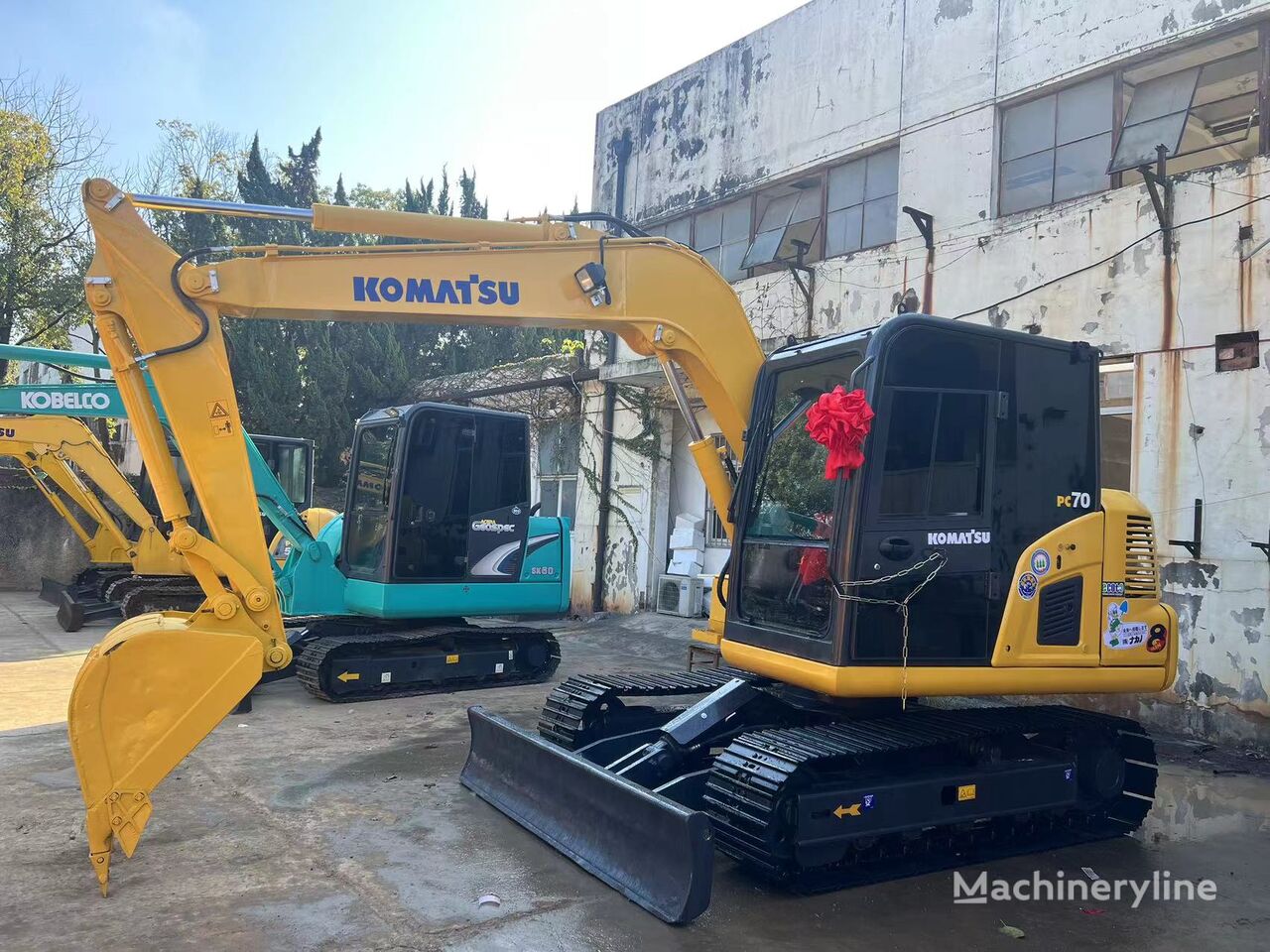 Komatsu PC70 mini excavator