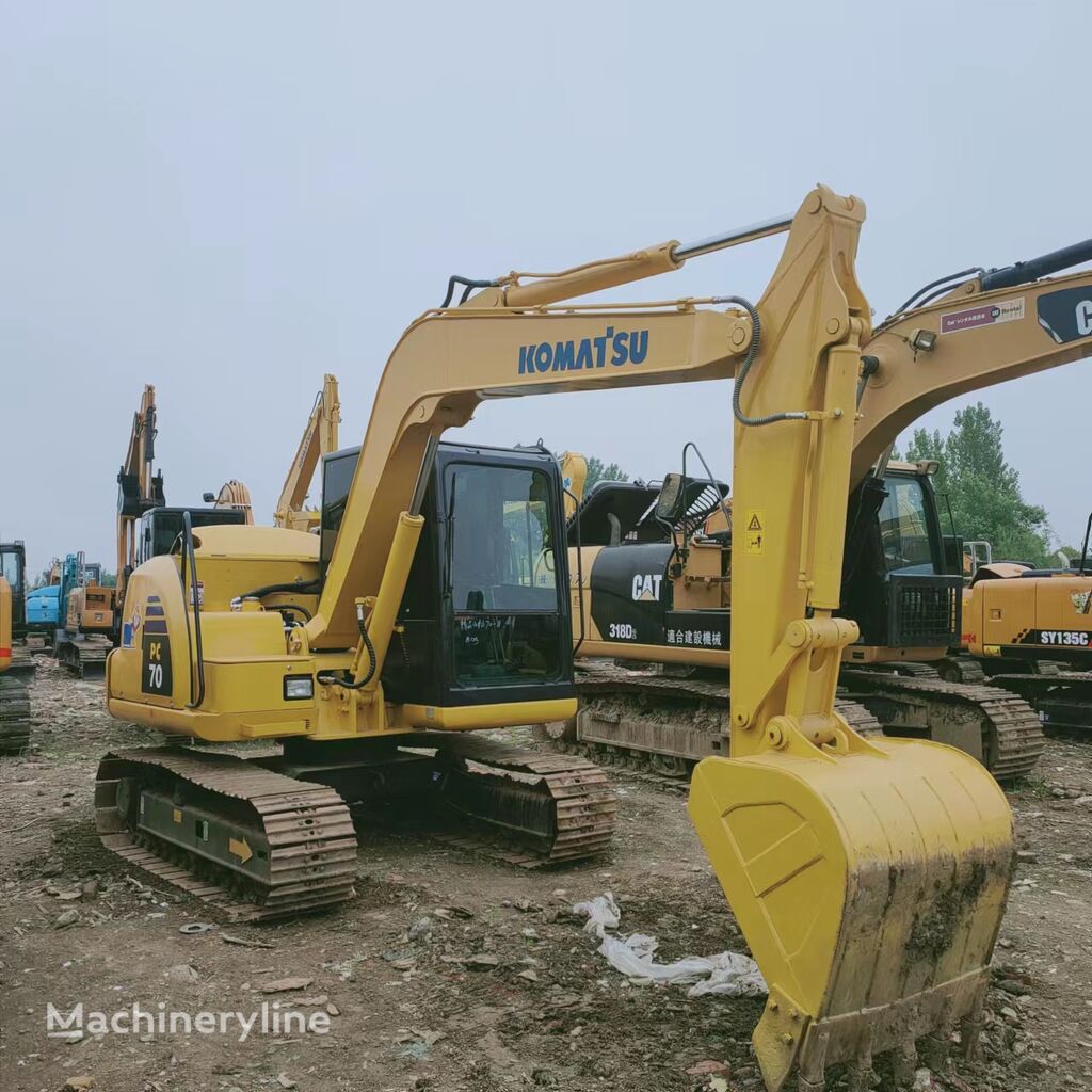 minikoparka Komatsu PC70