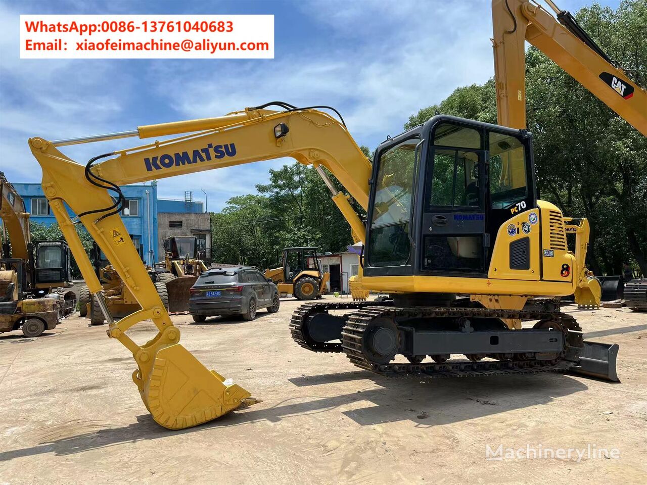 mini bager Komatsu PC70-8