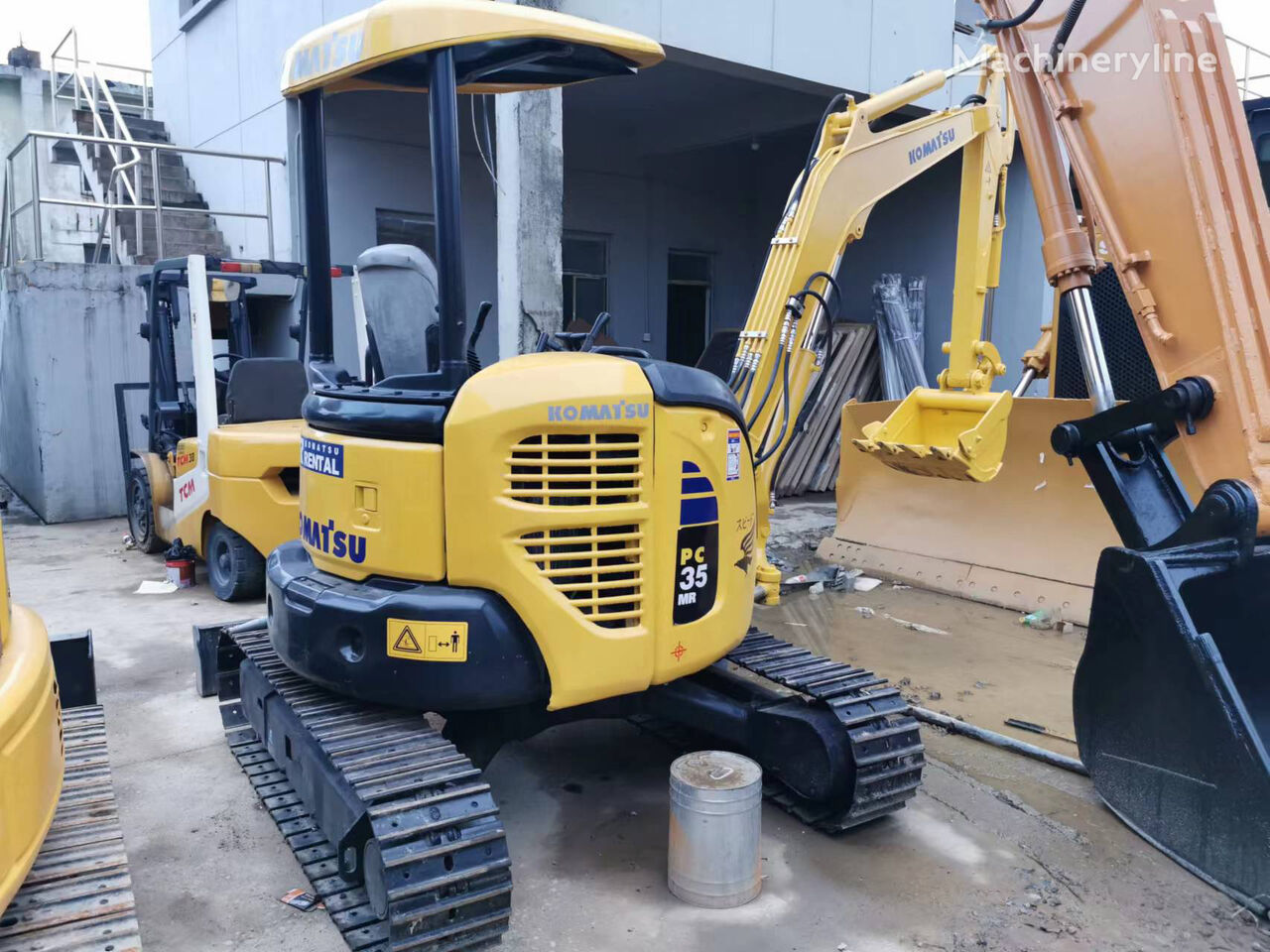 mini ekskavatorius Komatsu pc35mr