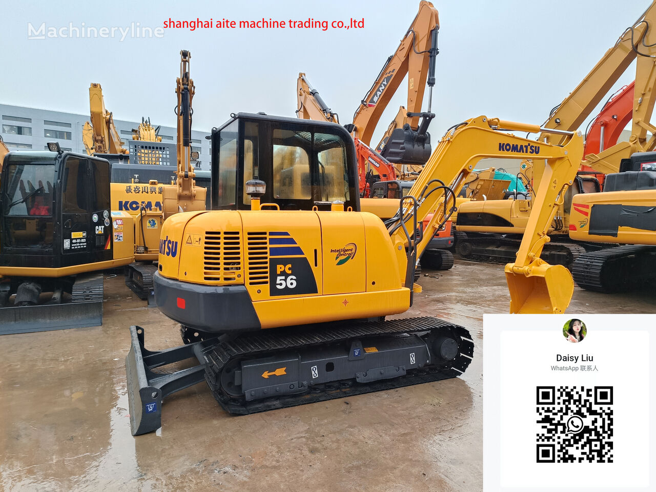 Komatsu pc56 Minibagger kaufen | Machineryline CH Komatsu pc56 Minibagger - Machineryline