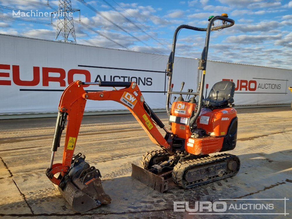 Kubota K008-3 mini excavator