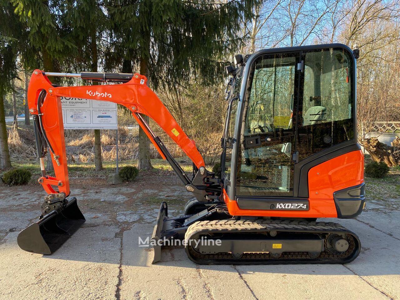 minirýpadlo Kubota KX027-4