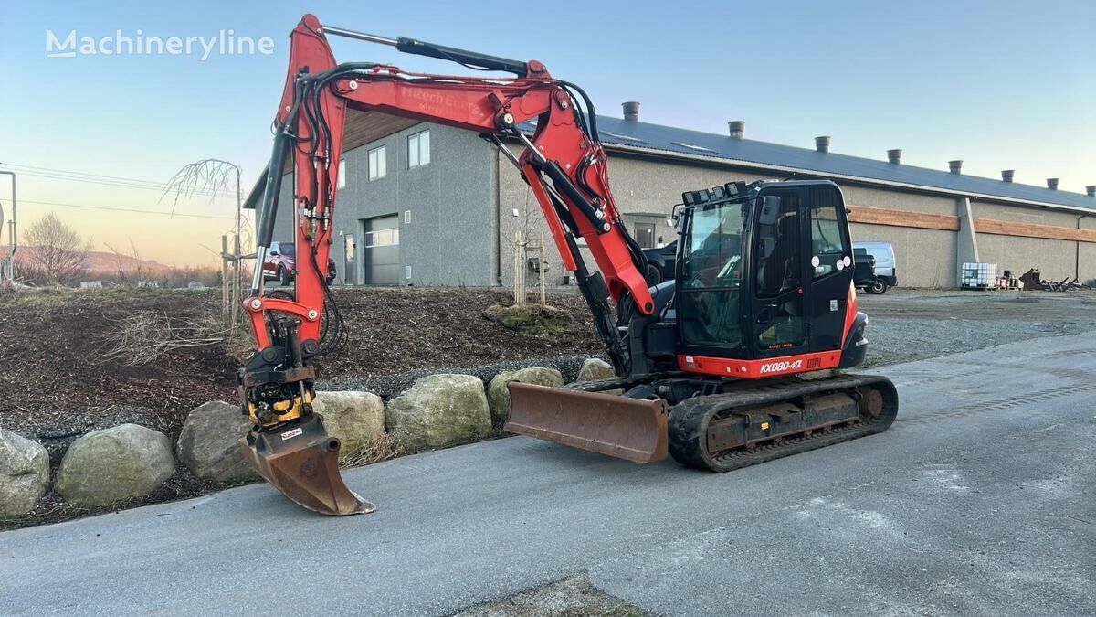 Kubota KX080-4 minikaivinkone