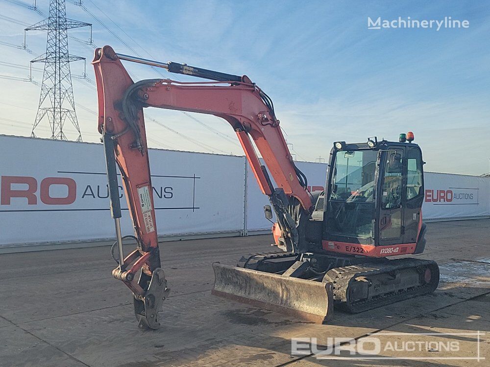 Kubota KX080-4 mini excavator