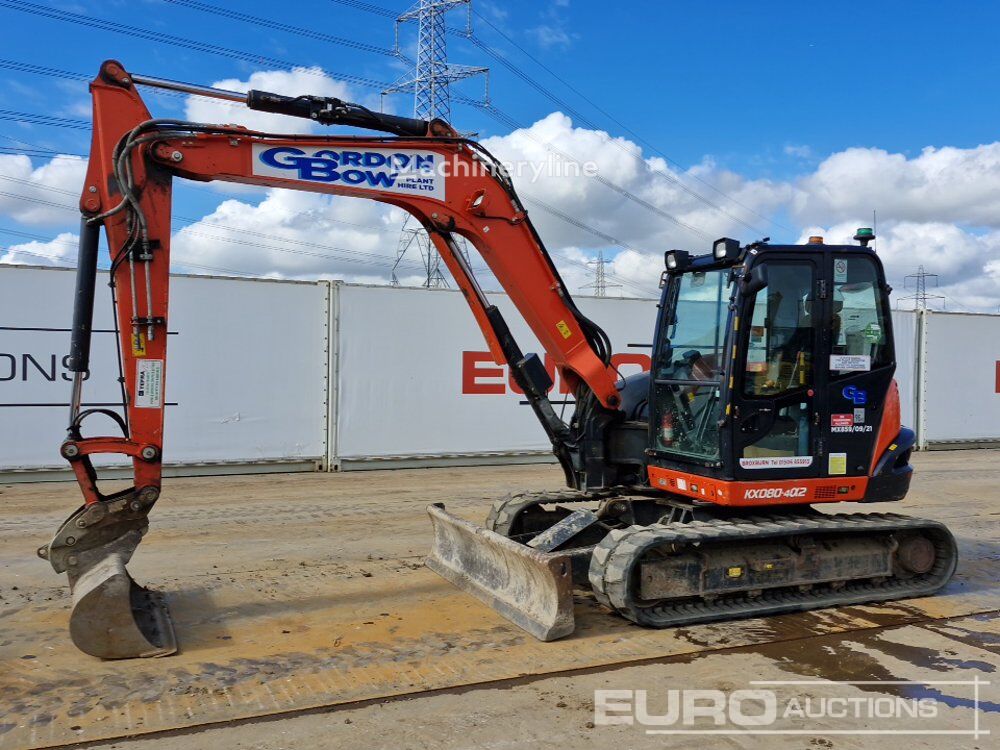 Kubota KX080-4A2 mini excavator - Machineryline