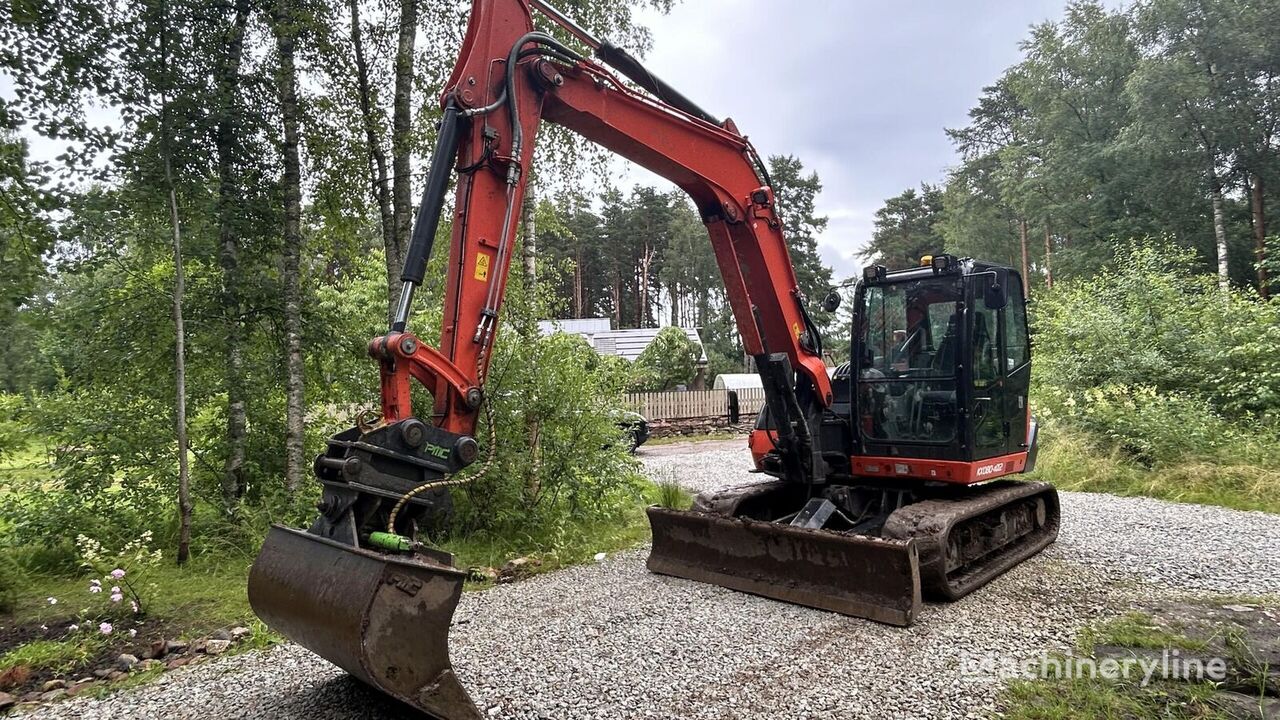 Kubota KX080 – 4a2 mini excavator