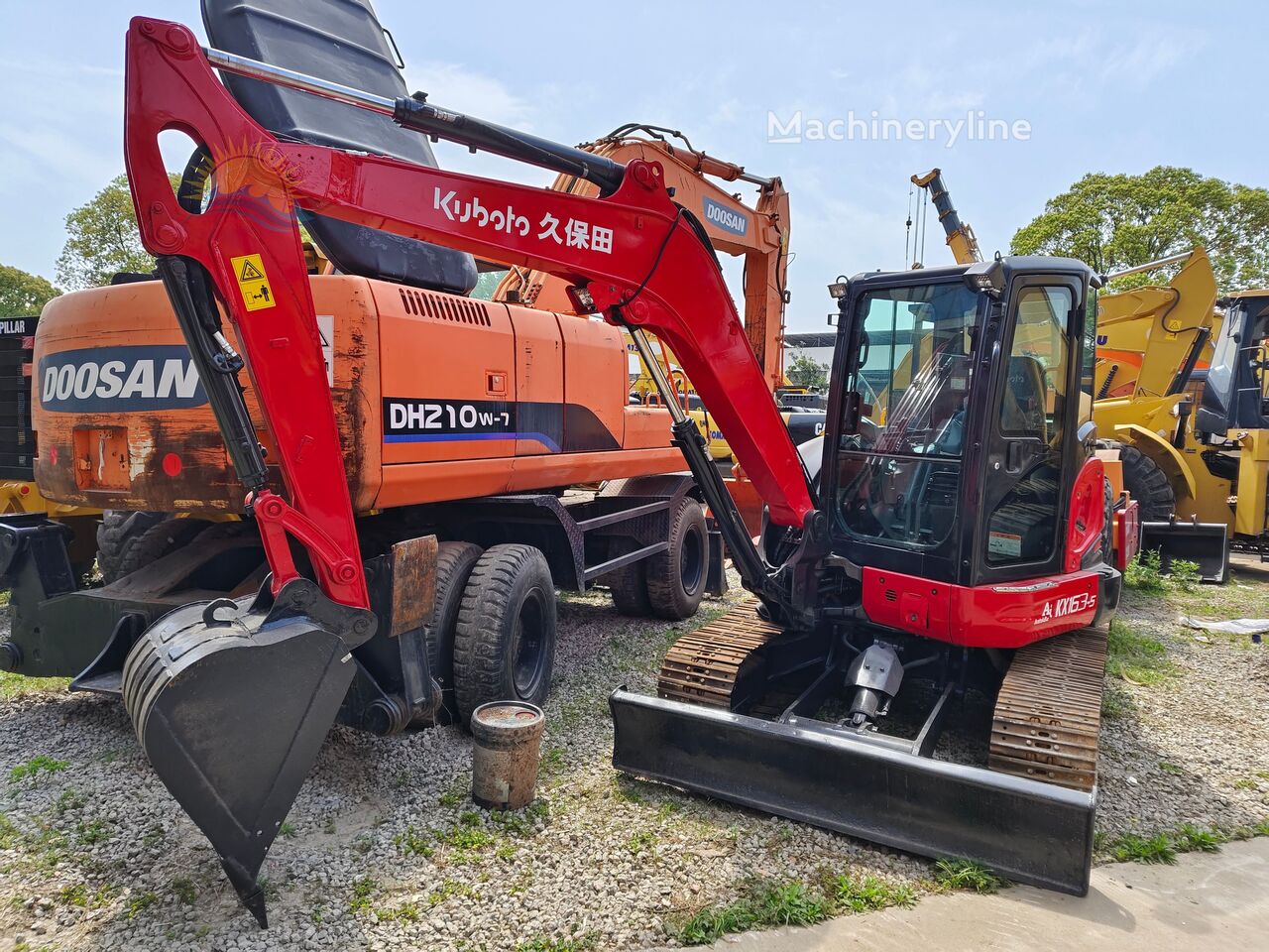 Miniexcavator Kubota KX163-5 de vânzare | Machineryline RO Miniexcavator Kubota KX163-5 - Machineryline