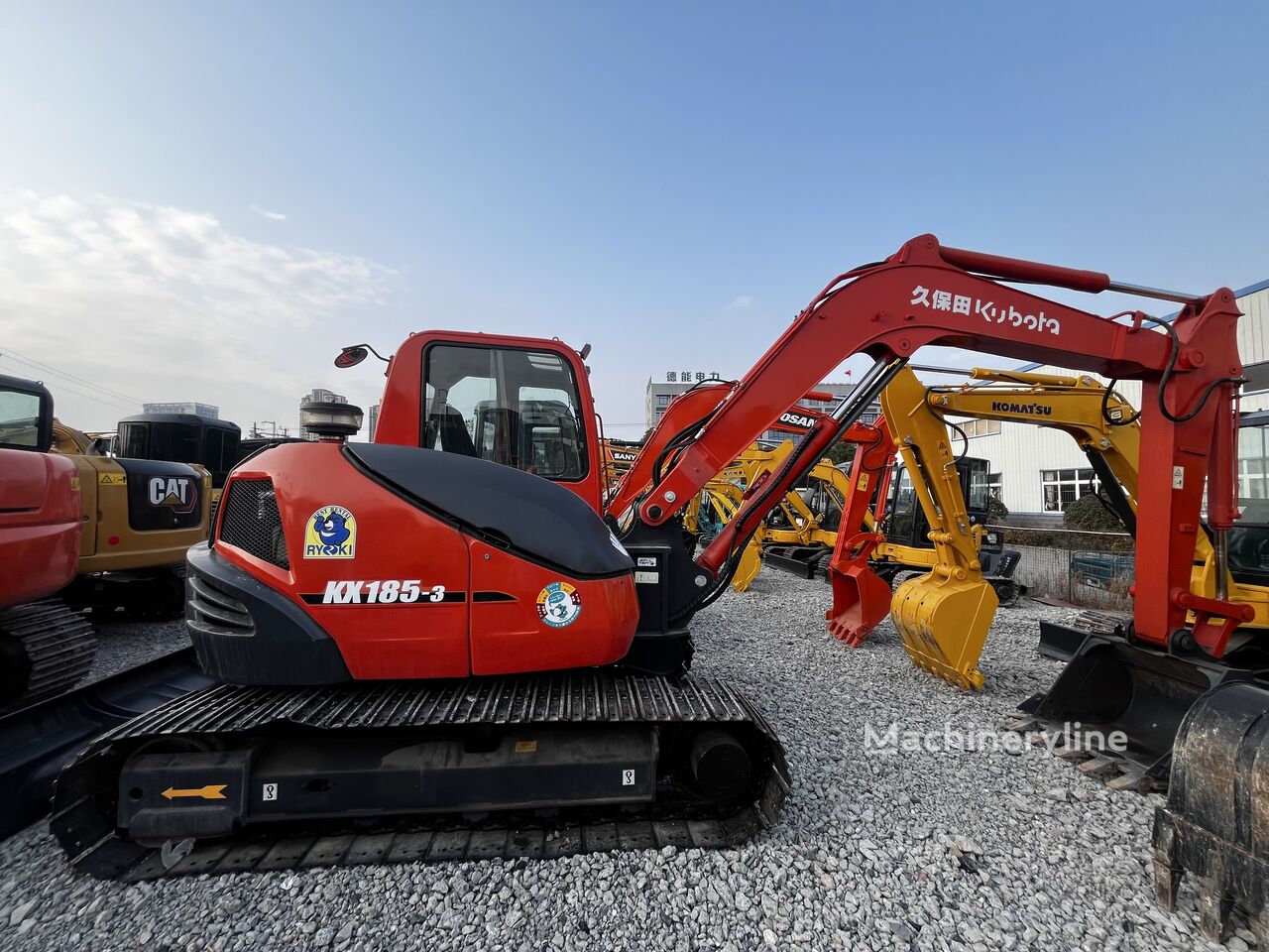 Купить мини-экскаватор Kubota KX185-3 | Machineryline GE Мини-экскаватор Kubota KX185-3 - Machineryline