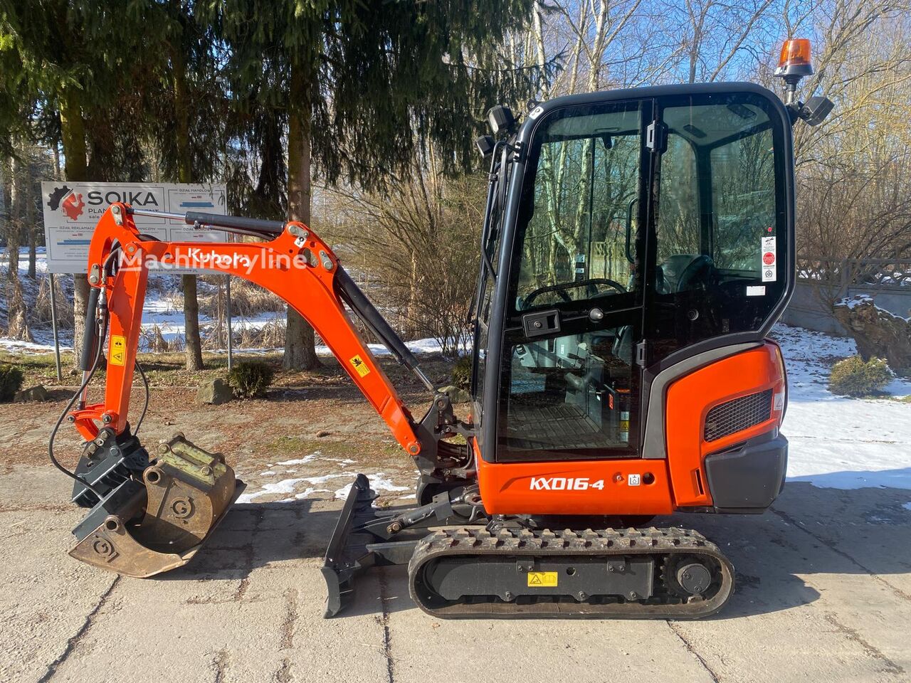 miniexcavator Kubota Kx016-4