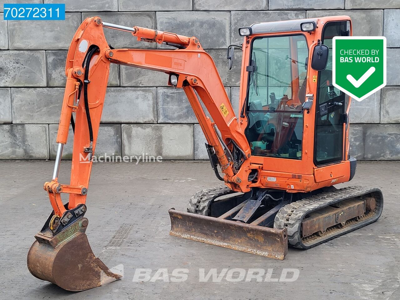 miniexcavator Kubota U27-4