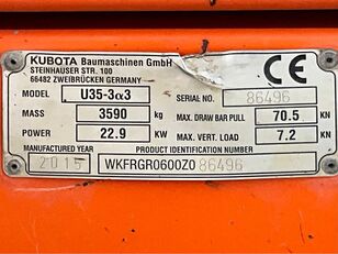 Kubota U35-3A3 mini excavator for sale - Image 44 | Machineryline SL Kubota U35-3A3 mini excavator | Image 44 - Machineryline