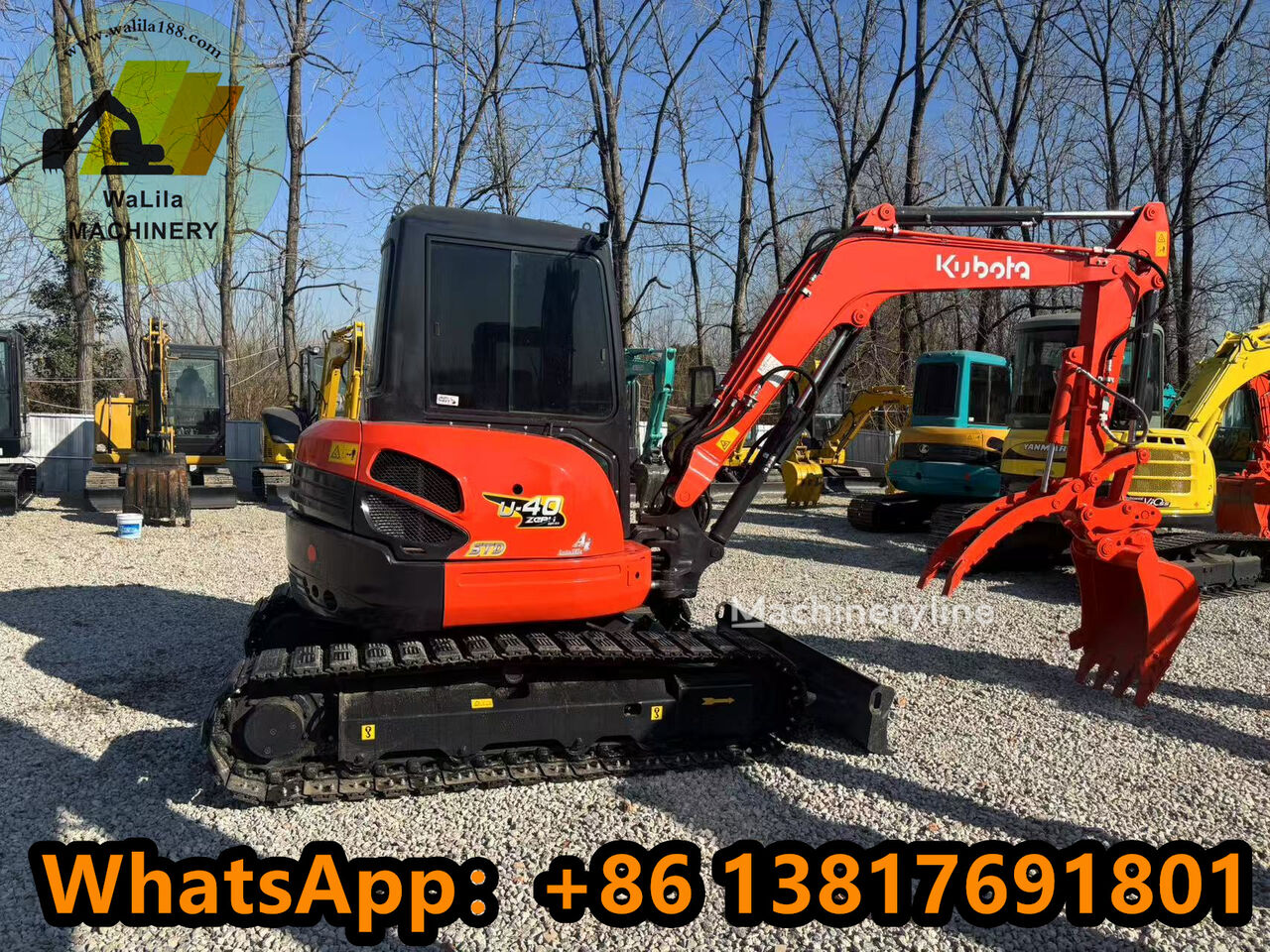 Kubota U40 mini excavator