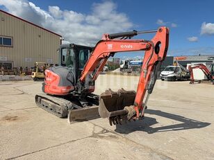 حفارة صغيرة Kubota U55-4 KE with 3 excavator buckets
