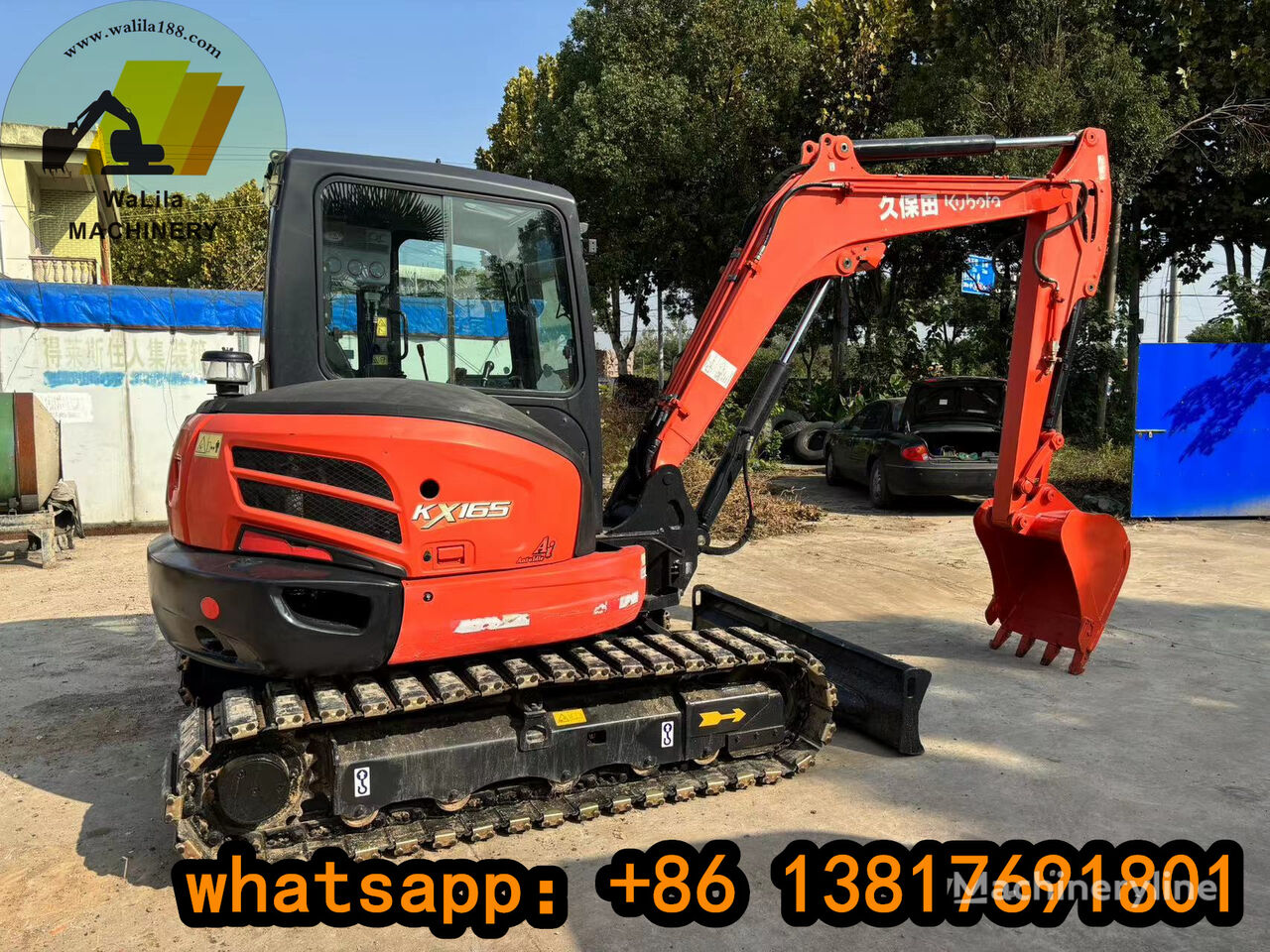 Kubota kx165-5 miniexcavadora