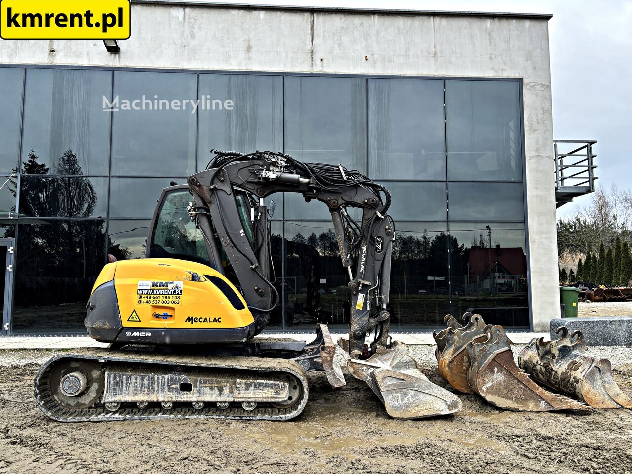 Mecalac 8 MCR MINI-KOPARKA 2019R. | JCB 855 8080 KUBOTA KX KOMATSU PC88 mini excavator