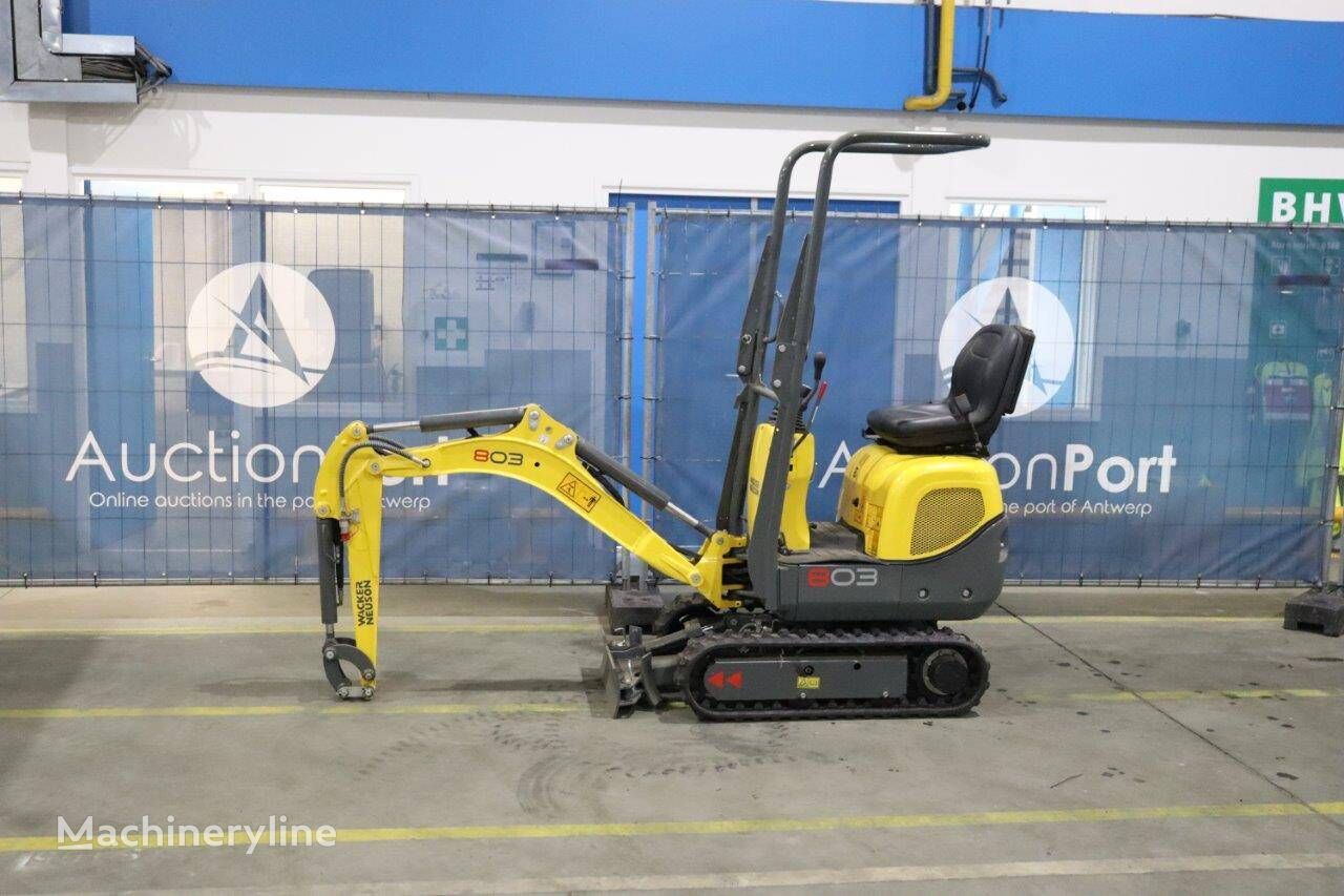 new Neuson 803 mini excavator