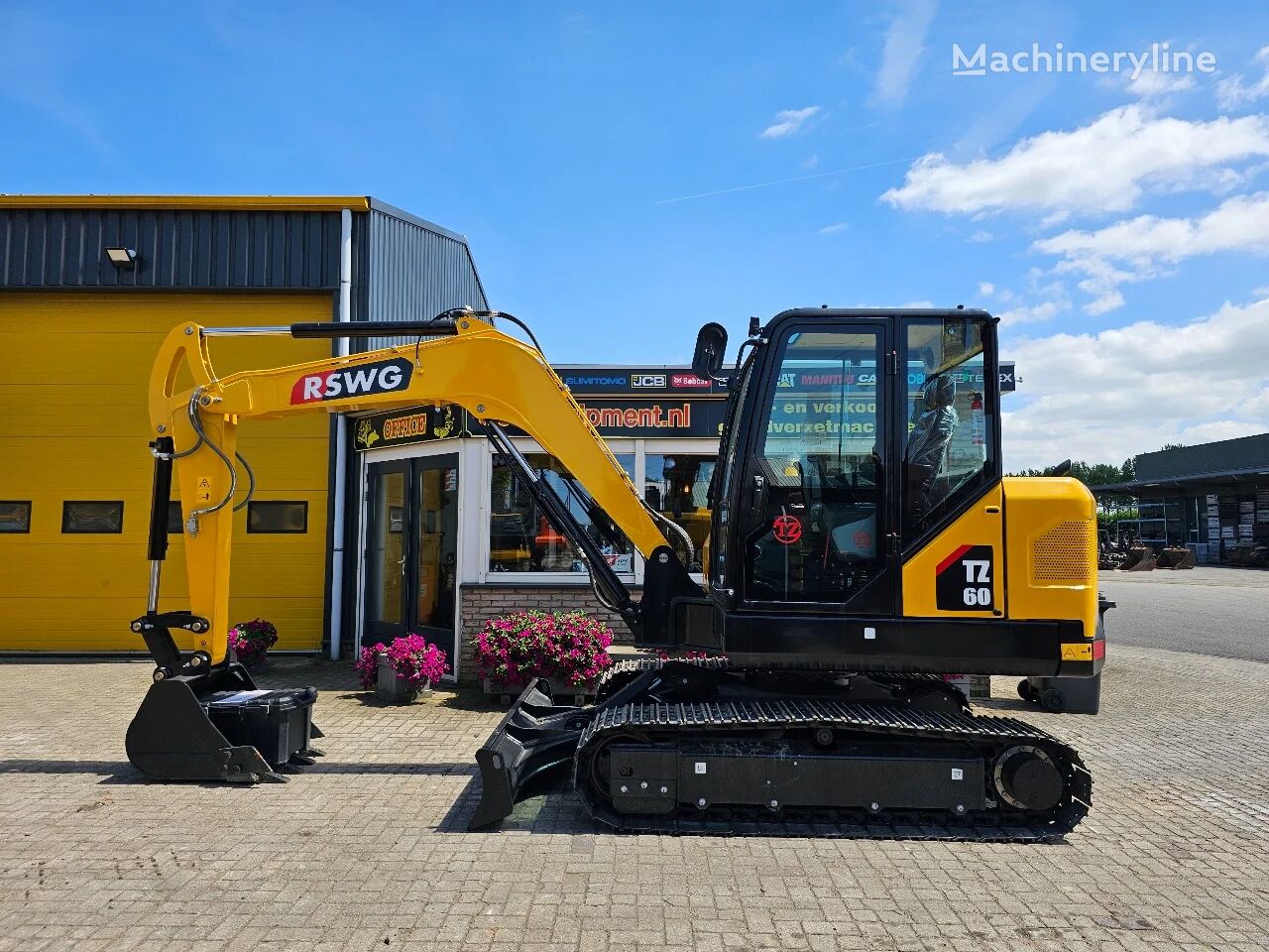 new RSWG  TZ60 mini excavator