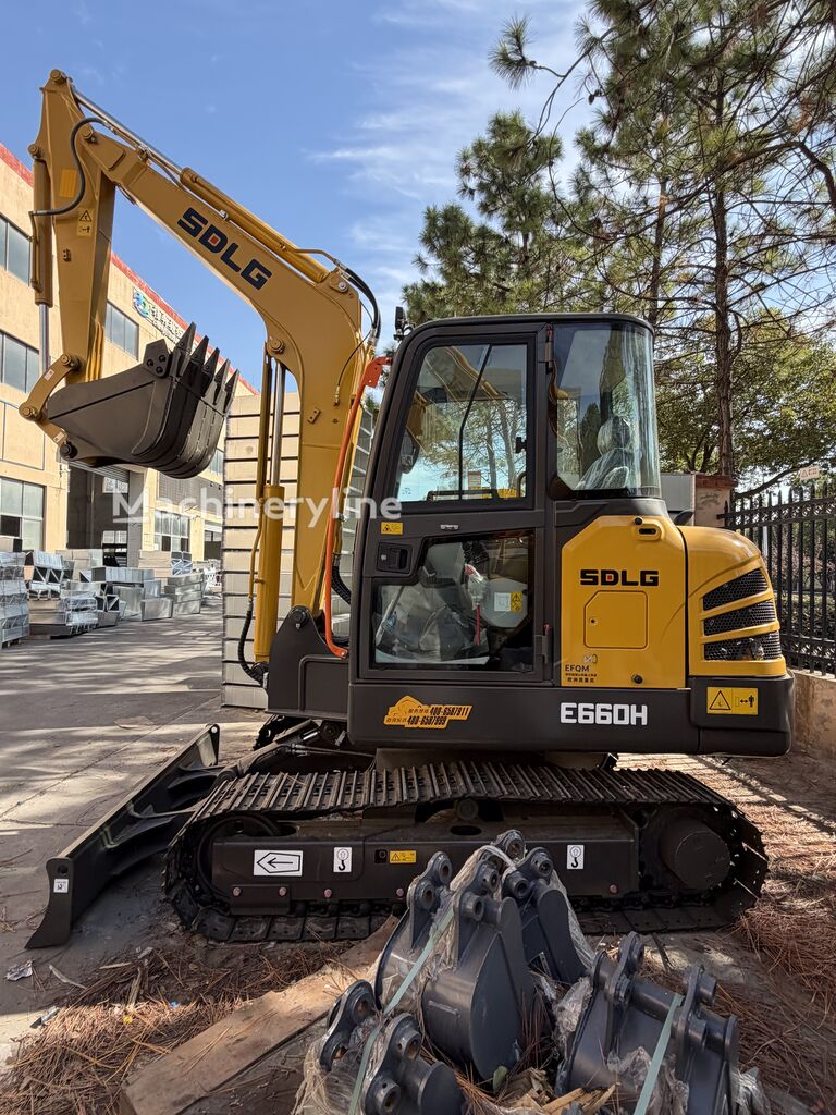 New SDLG E660H mini excavator - Machineryline