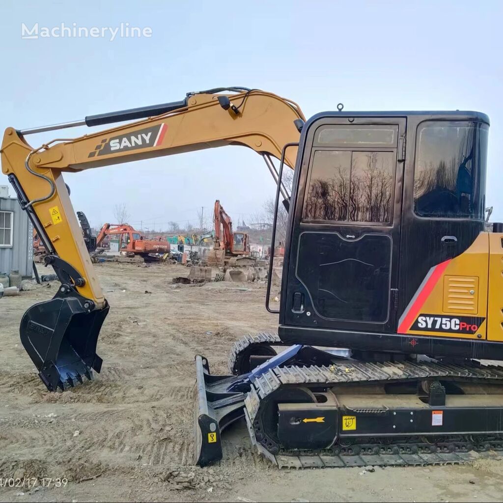 new Sany 75C mini excavator