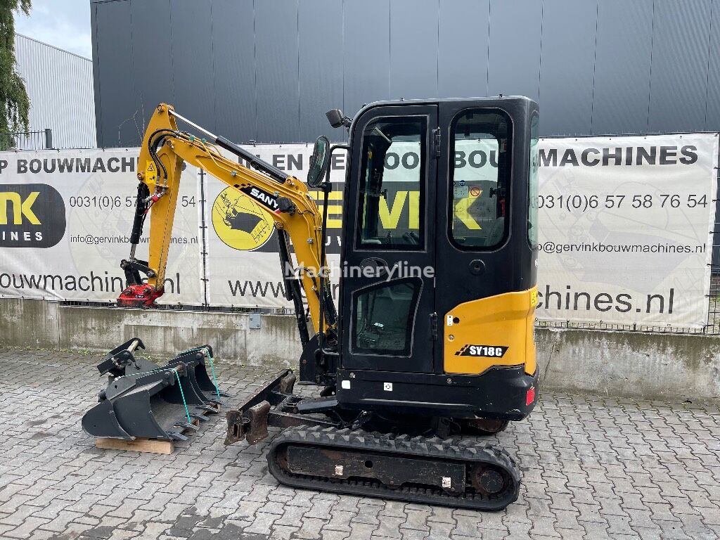 Sany SY 18 C mini excavator