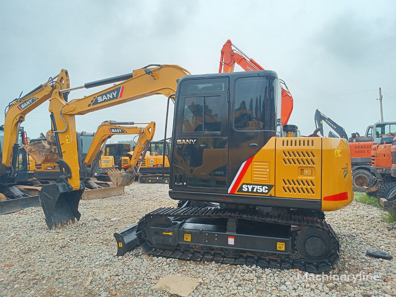 Sany SY75 mini excavator