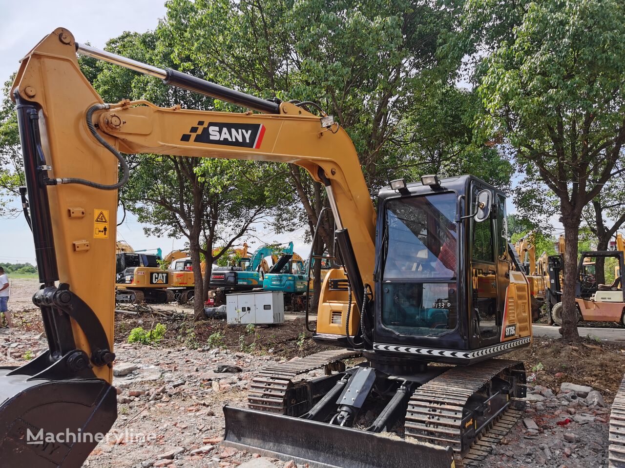 Sany SY75C mini excavator