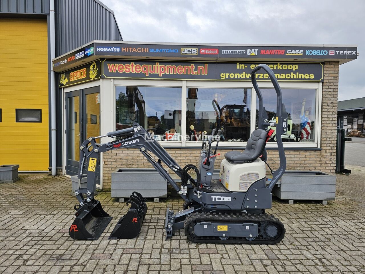 new Schaeff TC08 mini excavator