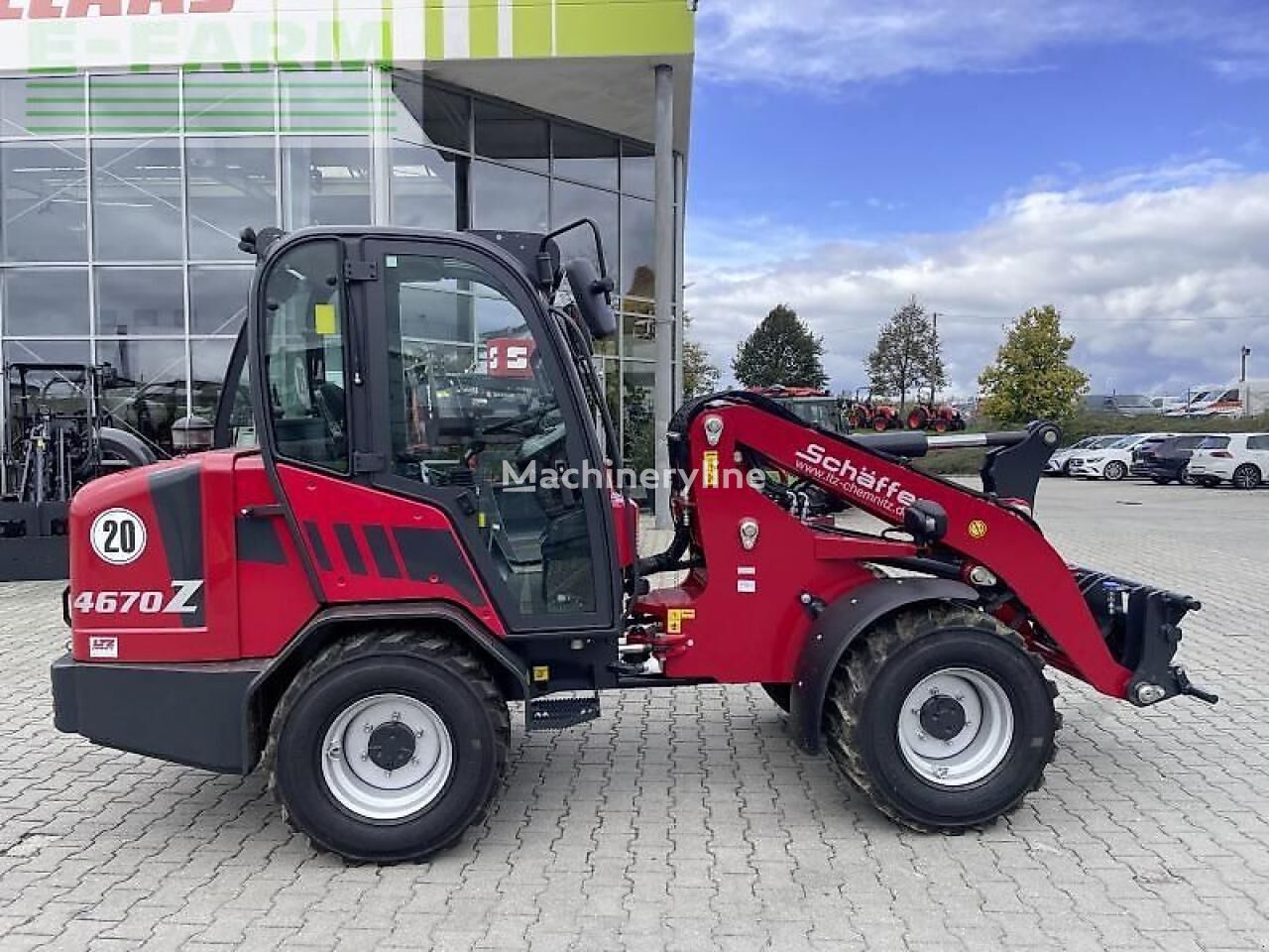 Schäffer 4670 z radlader mini excavator