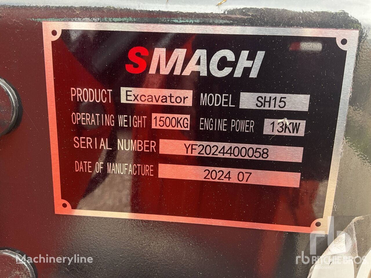 neuer Smach SH15 (Unused) Minibagger