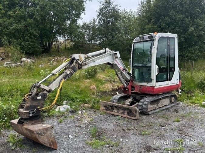 Takeuchi ABS TB125 - MVA-fri minigraver med 3 skuffer mini excavator