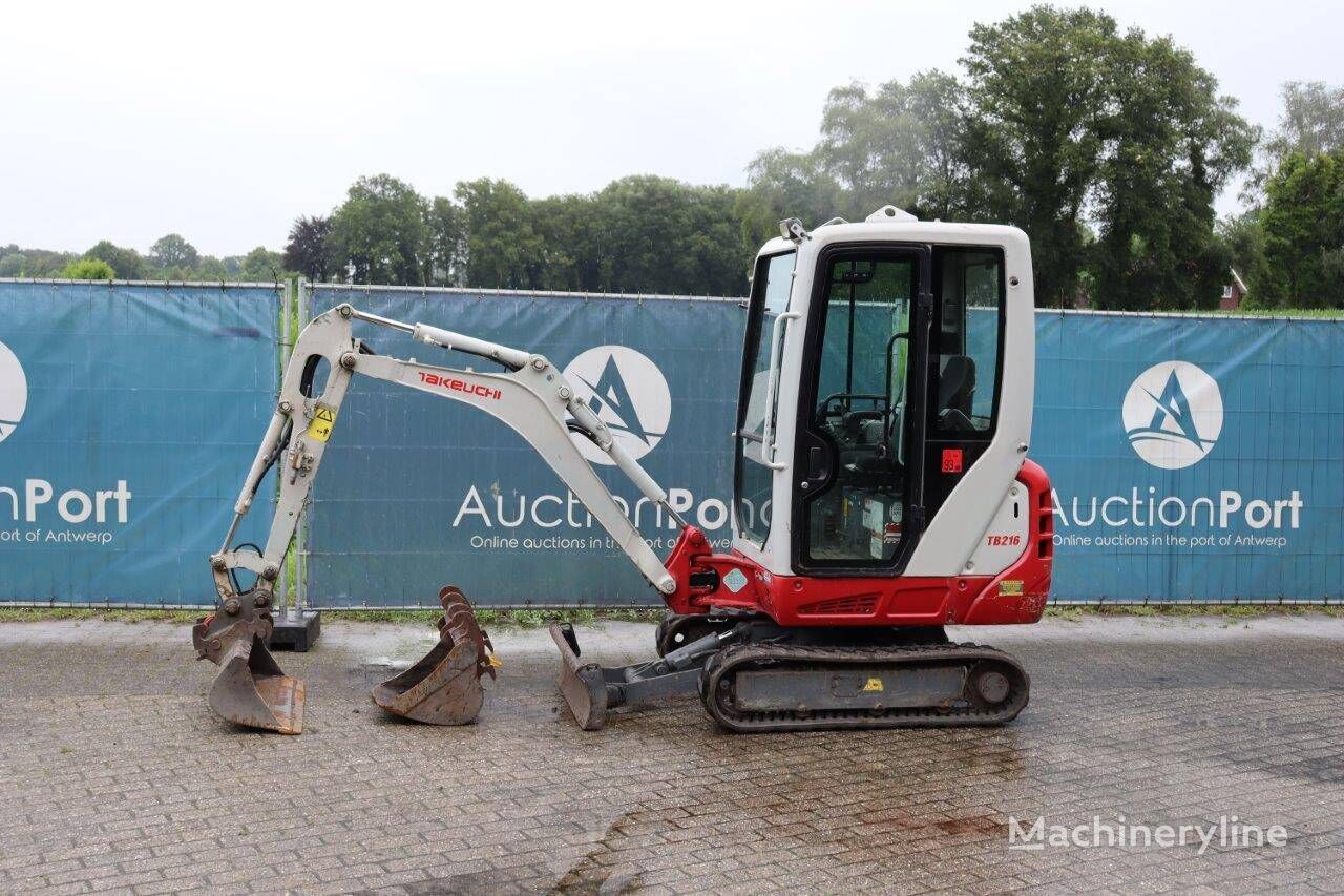 Takeuchi TB216 mini excavator