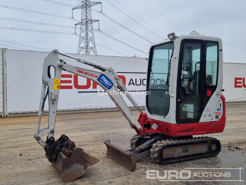 Takeuchi TB216 mini excavator