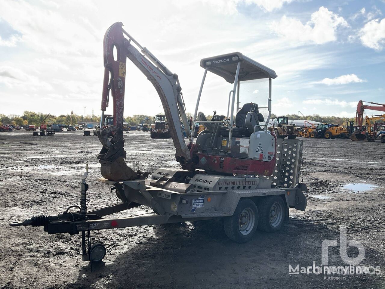 Takeuchi TB216 mini excavator