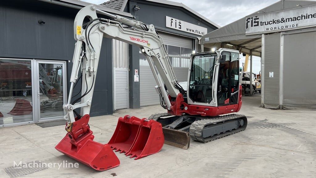 Takeuchi TB370 - POWERTILT - 3X BUCKETS - 2021 YEAR minigraver