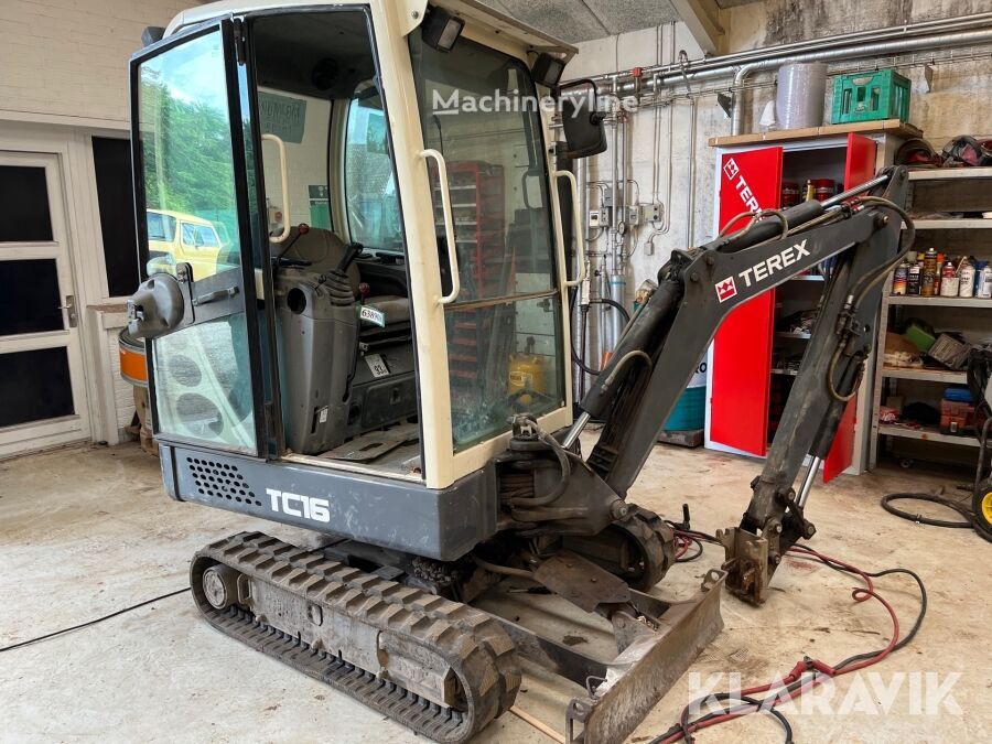Mini-pelle Terex TC16 à vendre | Machineryline CM Mini-pelle Terex TC16 - Machineryline