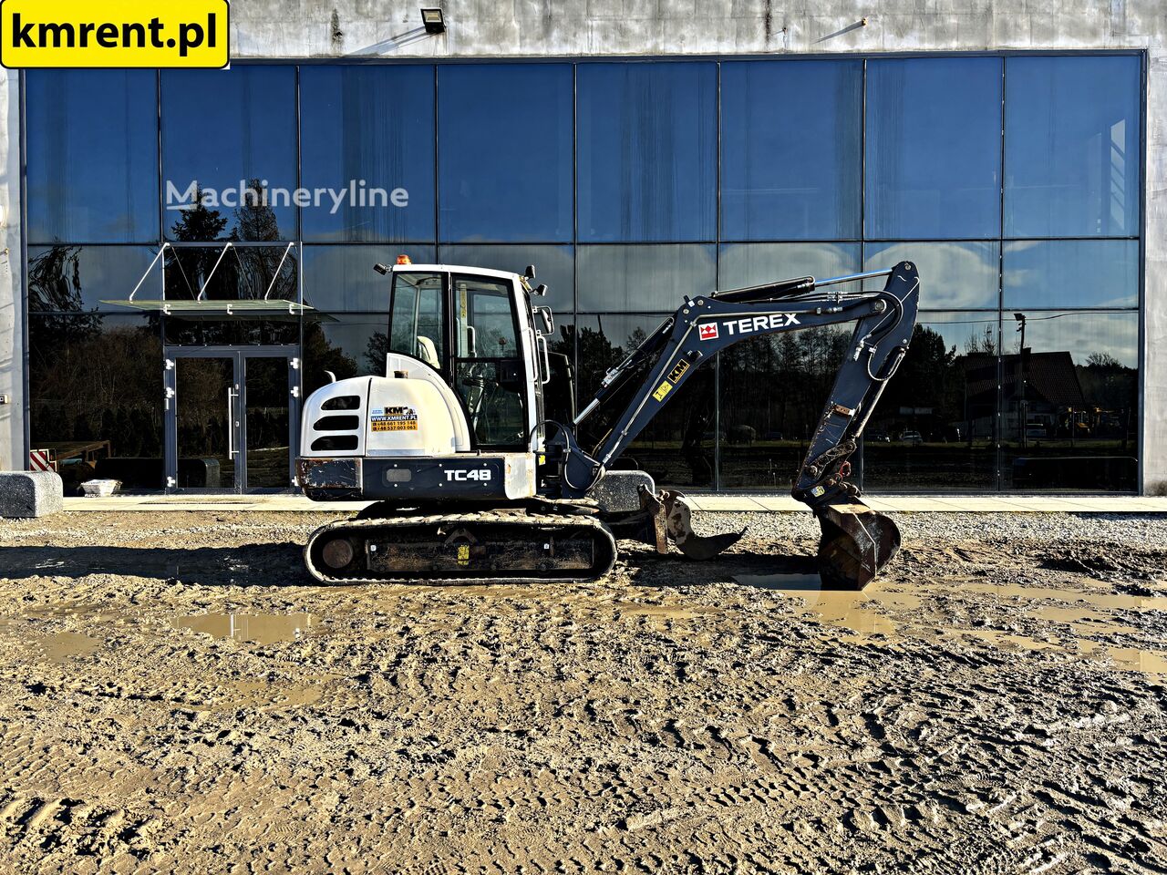 Terex TC48 MINI-KOPARKA 2013R. | JCB 55 8050 8055 CAT 305 mini excavator