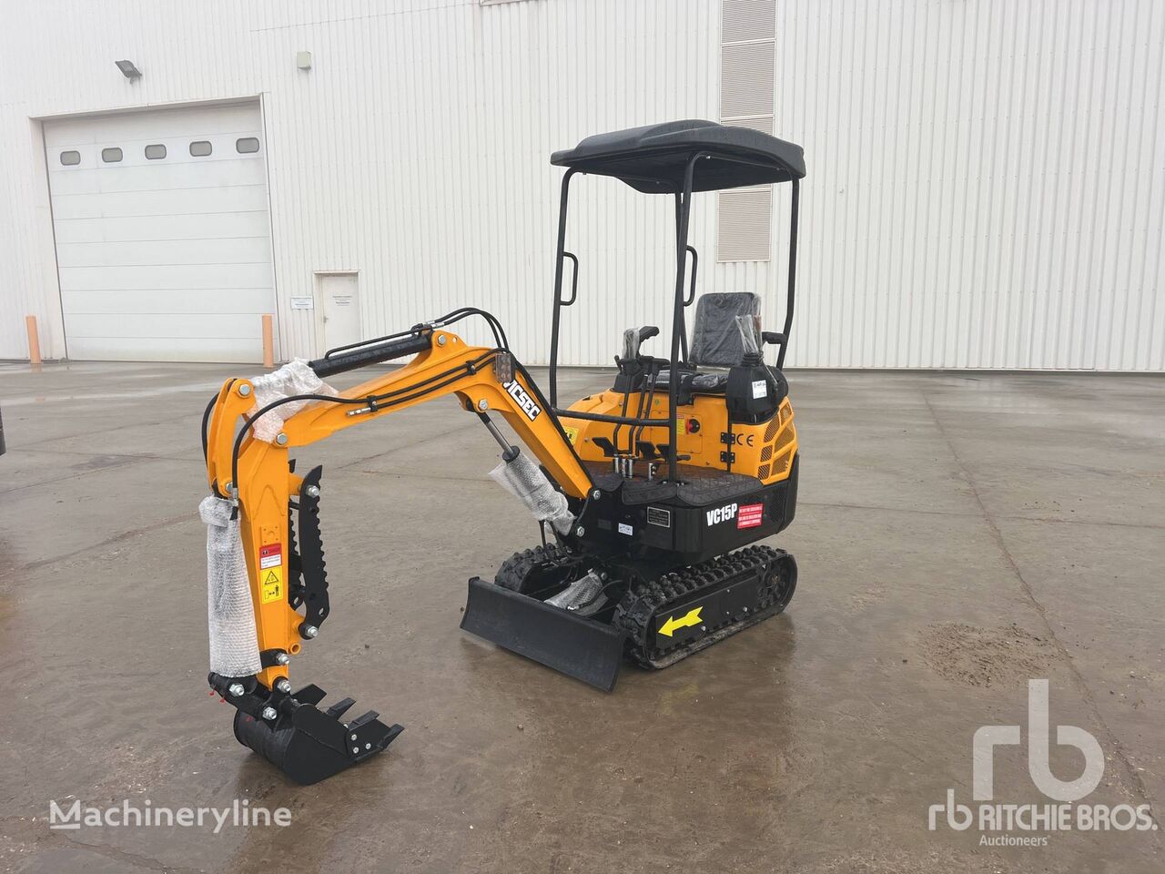 new VICSEC VC15P-Y (Unused) mini excavator