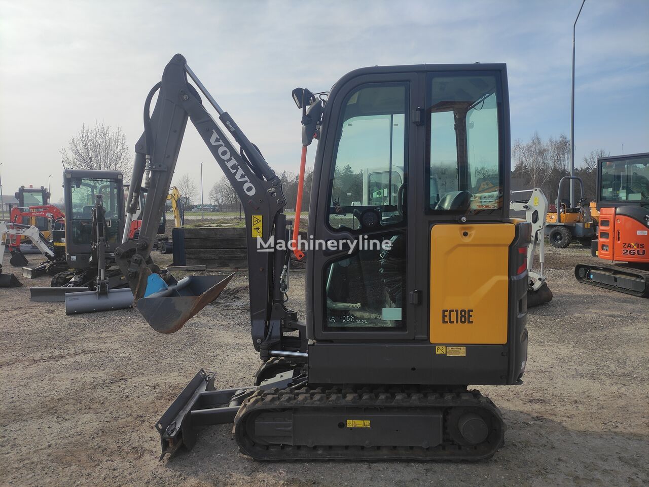 Volvo EC 18 E 2021r 780 mtg rozsuwane gąsienice mini excavator