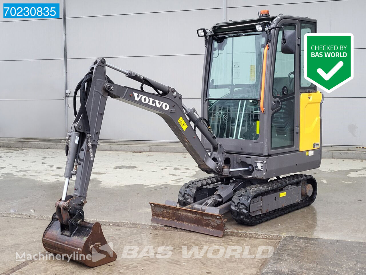 Volvo EC18 E EX DEMO miniexcavadora