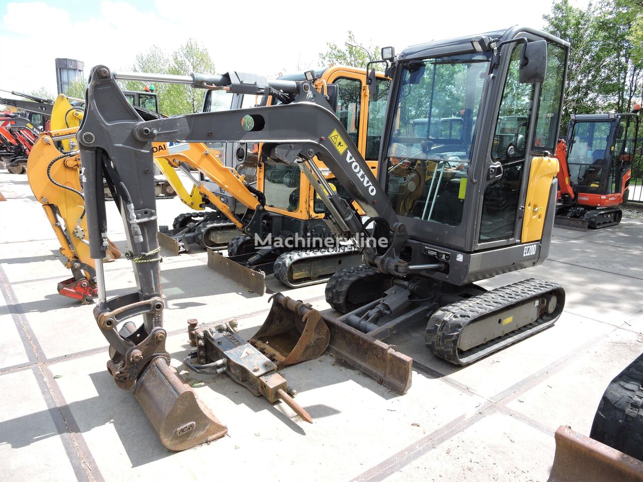 Volvo EC20D miniexcavadora